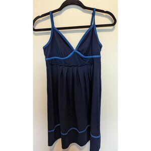 American Eagle Outfitters Navy Blue Empire Waist Dress Medium